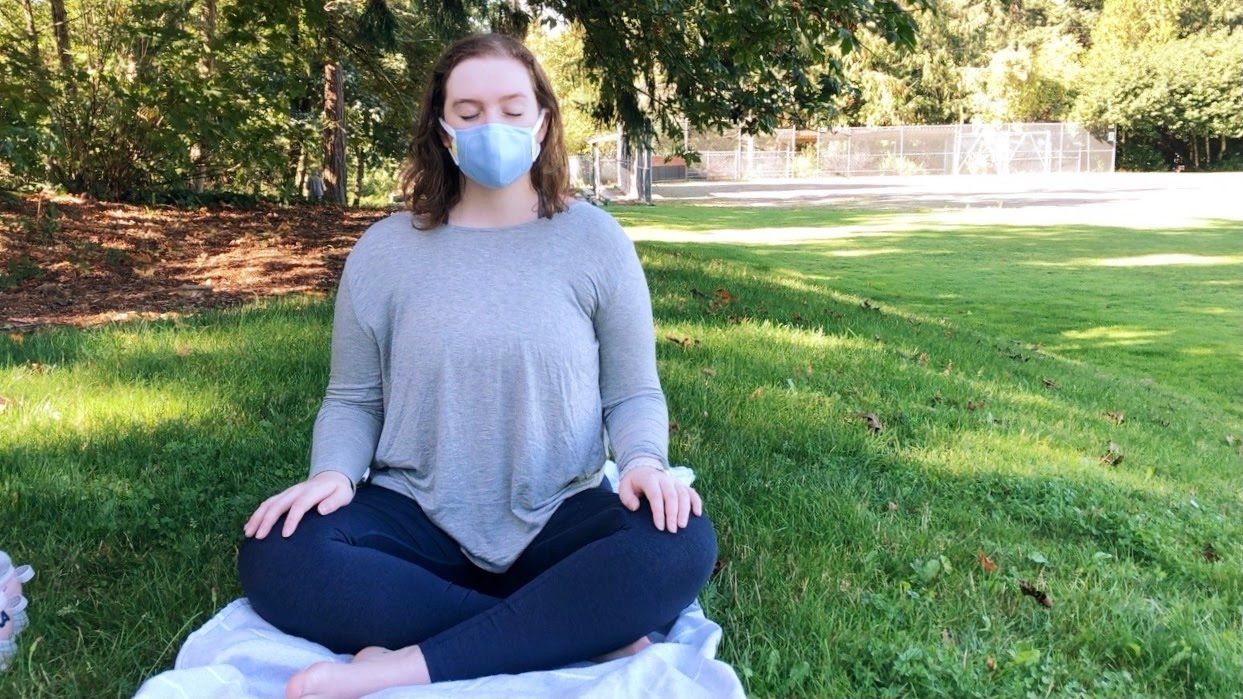 The Yogic Breathing Exercise You Can Do Anywhere (Yes, Even in a Mask)